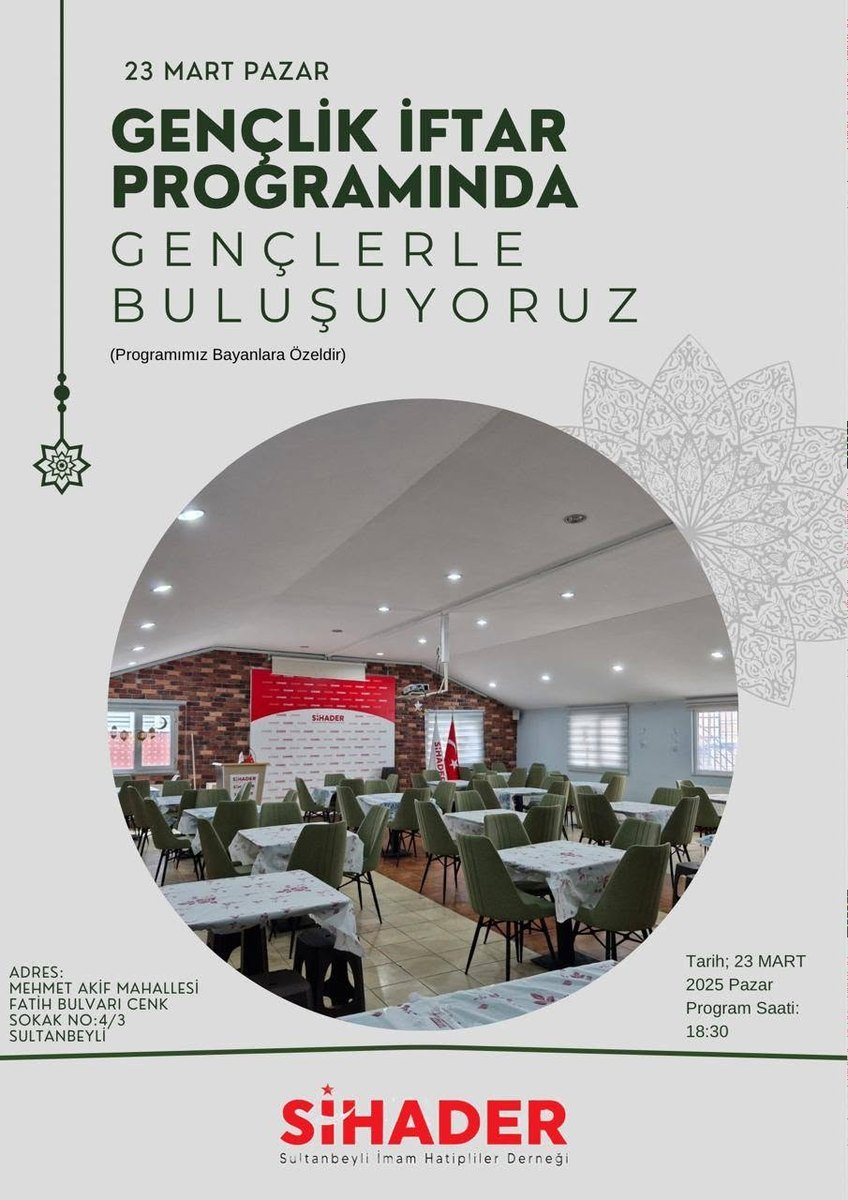 Kız öğrencilerle iftar programı